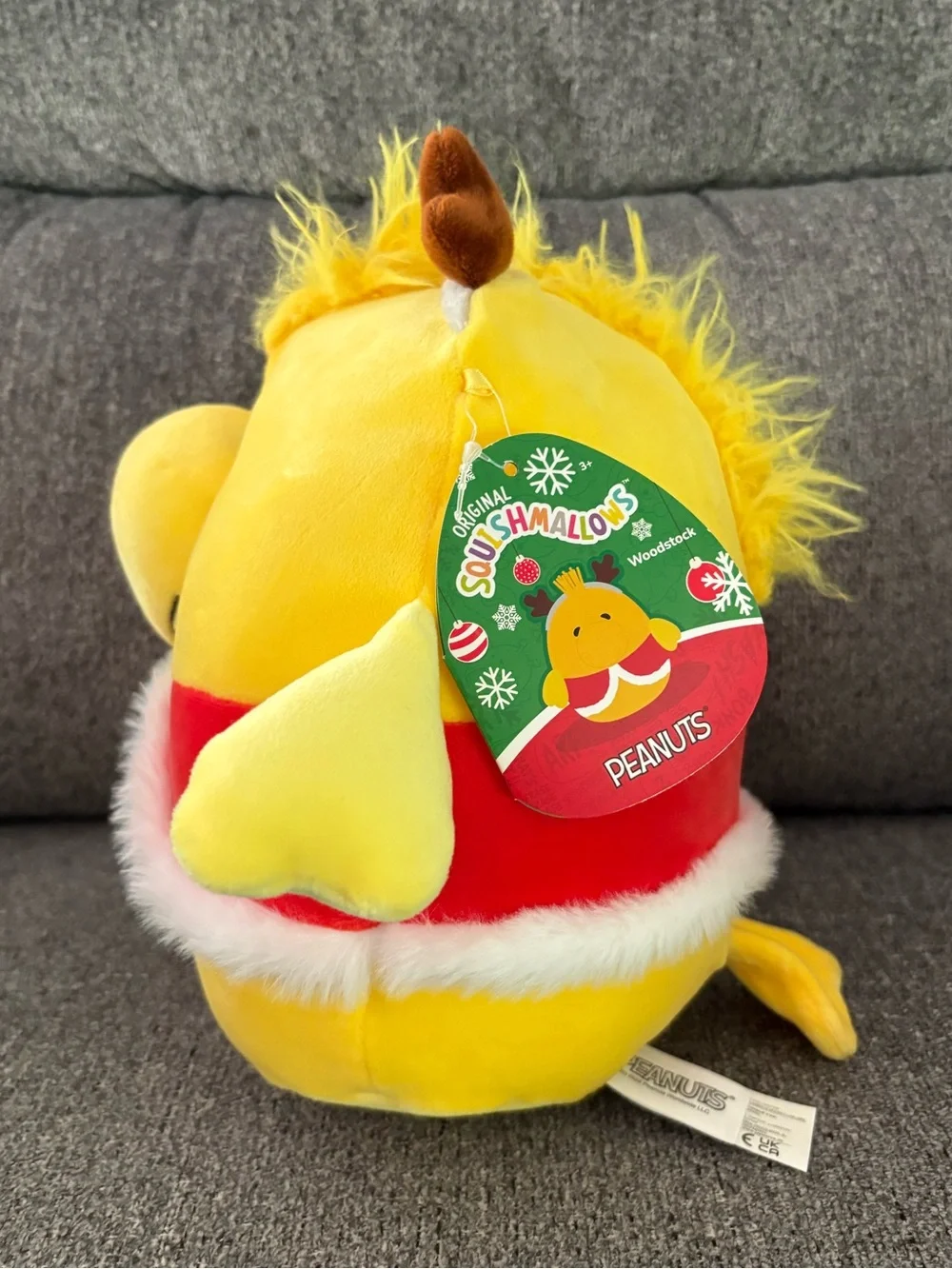 💛 NWT Peanuts Woodstock Christmas Squishmallow 💛